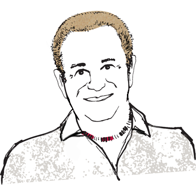 Drawing of David, our MD